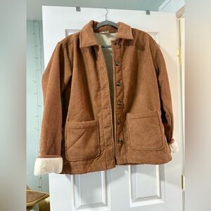 Boston Traders Tan Corduroy Trucker Jacket